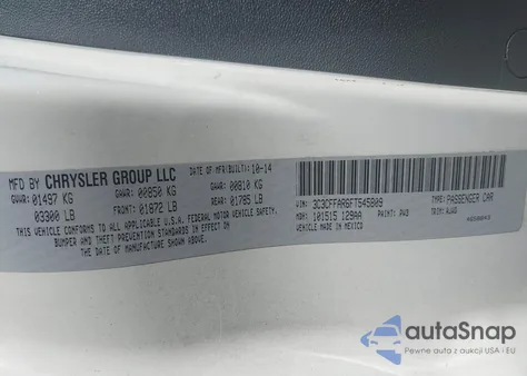 2015 Fiat 500 Pop z USA, uszkodzony, nr VIN 3C3CFFAR6FT545809